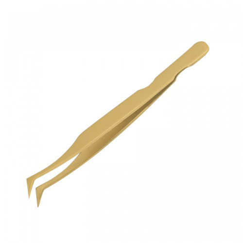 Gold titanium tweezers