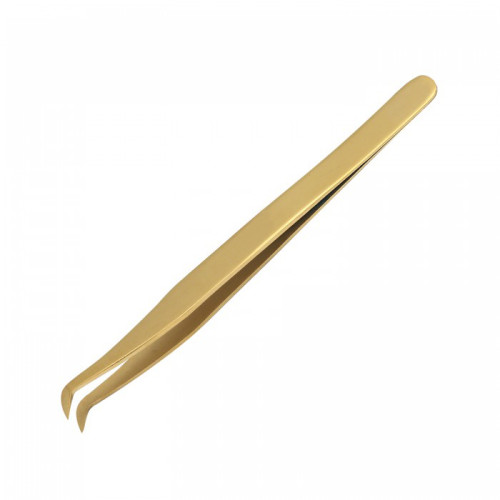 Gold titanium tweezers