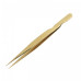 Gold titanium tweezers