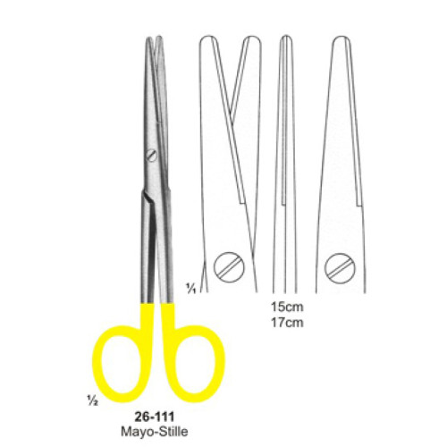 Scissors with Tungsten Carbide Inserts