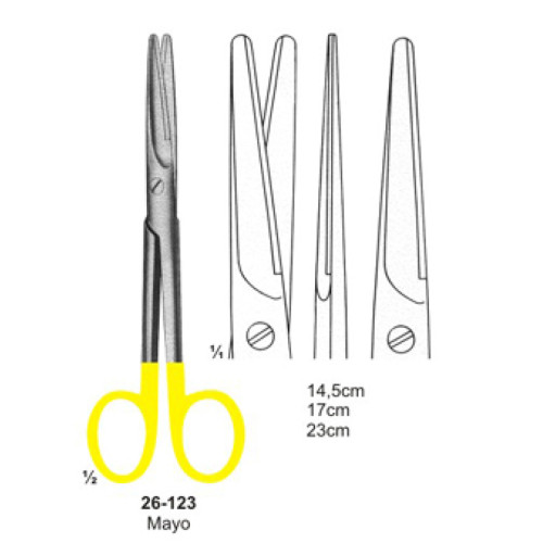 Scissors with Tungsten Carbide Inserts