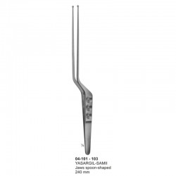 Forceps for grasping tissue,-tumors etc