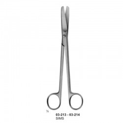Scissors for deep operation and for Gynaecology